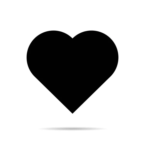 Corazón. Icono del Amor en Vector — Archivo Imágenes Vectoriales