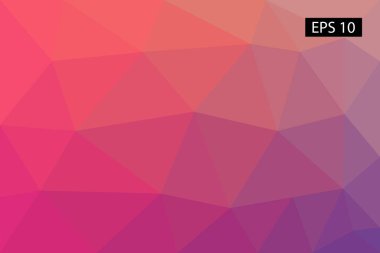 Soyut geometrik arka plan, vektör çokgenler, üçgen arka plan, vektör çizim, vektör desen, üçgen şablonu