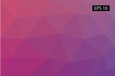 Soyut geometrik arka plan, vektör çokgenler, üçgen arka plan, vektör çizim, vektör desen, üçgen şablonu