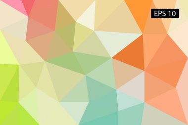 Soyut geometrik arka plan, vektör çokgenler, üçgen arka plan, vektör çizim, vektör desen, üçgen şablonu