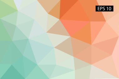 Soyut geometrik arka plan, vektör çokgenler, üçgen arka plan, vektör çizim, vektör desen, üçgen şablonu