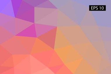 Soyut geometrik arka plan, vektör çokgenler, üçgen arka plan, vektör çizim, vektör desen, üçgen şablonu