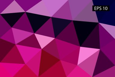 Soyut geometrik arka plan, vektör çokgenler, üçgen arka plan, vektör çizim, vektör desen, üçgen şablonu