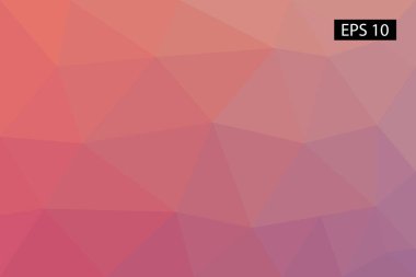 Soyut geometrik arka plan, vektör çokgenler, üçgen arka plan, vektör çizim, vektör desen, üçgen şablonu