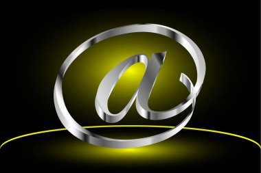 E-posta kutsal kişilerin resmi, vektör 