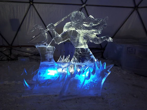Скульптуры из льда - Высокие Татры - Словакия — стоковое фото