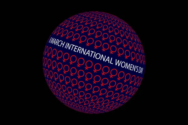 8 mars Journée internationale de la femme — Image vectorielle