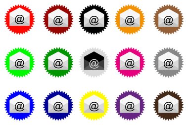 E-posta kutsal kişilerin resmi, vektör 