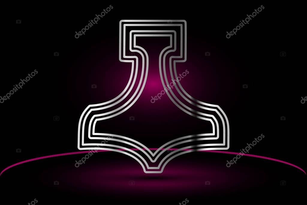 Thor hammer , Thor hammer vector illustration