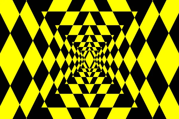 Resumo geométrico fundo preto e amarelo —  Vetores de Stock
