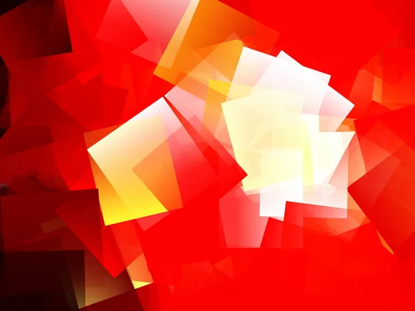 Cubism abstract red geometric background — Stock Photo, Image