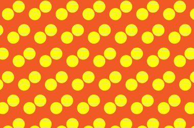 Tenis topu turuncu zemin üzerine 