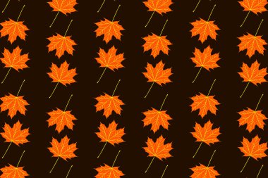 Akçaağaç yaprağı - vektör arka plan