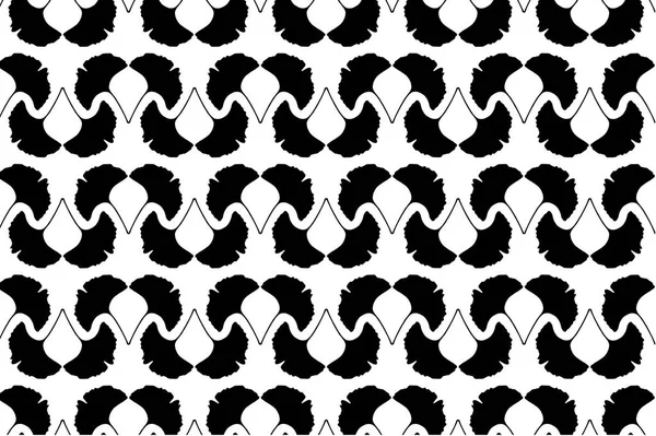 Ginkgo yaprağı - vektör arka plan