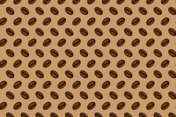 Kahve çekirdekleri - vektör desen