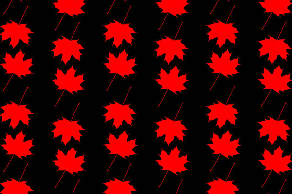 Maple leaf - vector background