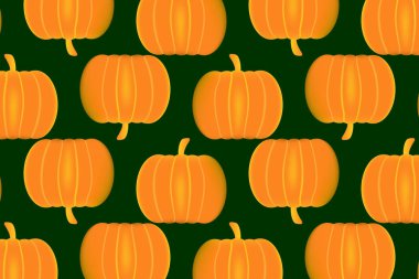 Yeşil bir arka plan üzerinde olgunlaşmış kabak