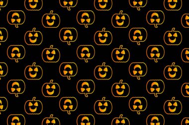 Siyah zemin üzerine altın kabak 