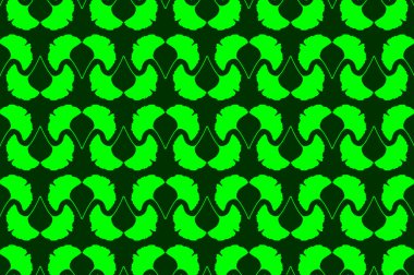 Ginkgo yaprağı - vektör arka plan