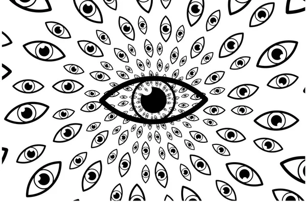Очі - векторний фон — стоковий вектор