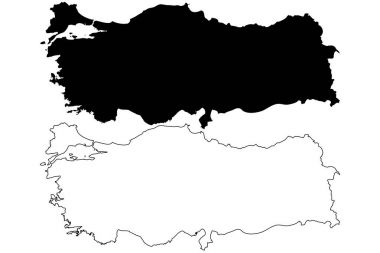 Türkiye'de harita vektör