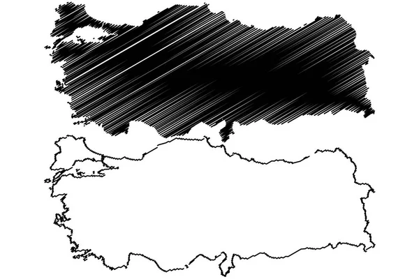 Türkiye'de harita vektör