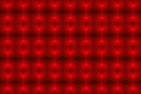 Corazón rojo - fondo abstracto — Vector de stock