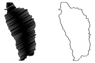 Dominika ada harita vektör