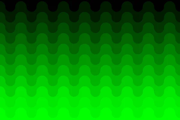 Fondo de vector abstracto verde - ondas — Vector de stock