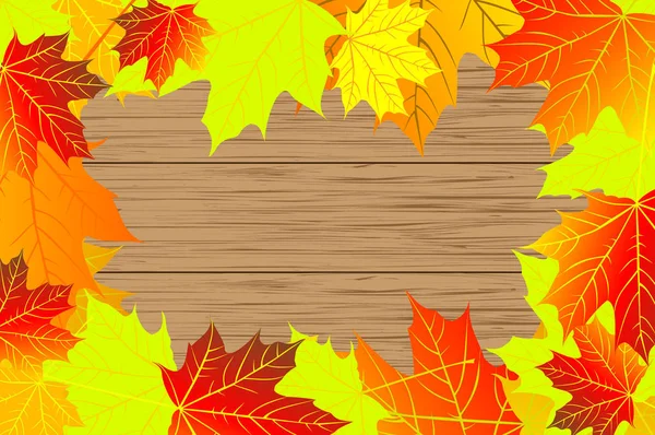 Höstens löv av lönn — Stock vektor