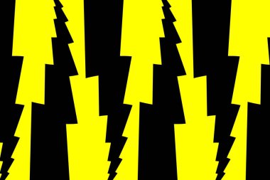 Şimşek - soyut geometrik vektör desen
