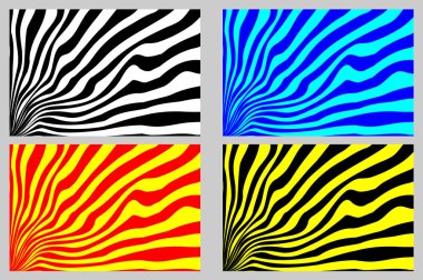 Soyut ışınları - çizgili arka plan