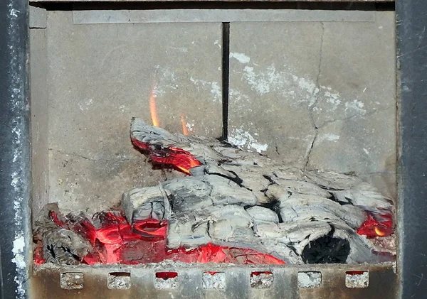 Brand, flamma, Fire flames bakgrund — Stockfoto