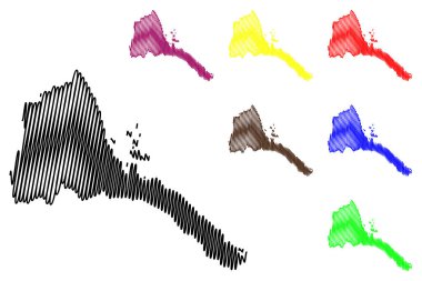 Eritre harita vektör