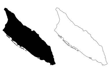 Aruba Haritası vektör