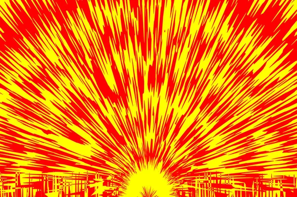Explosionsvektor Hintergrund — Stockvektor