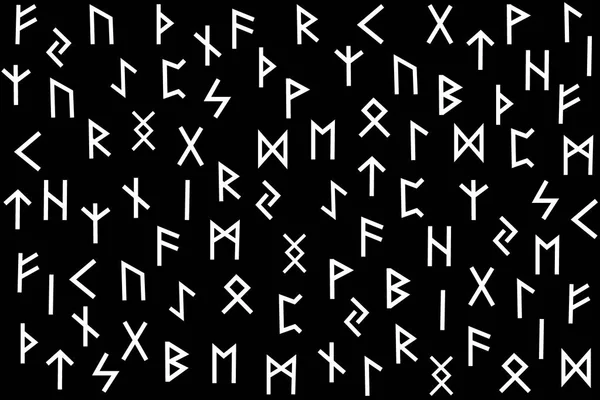 Elder futhark runes — Stock Vector