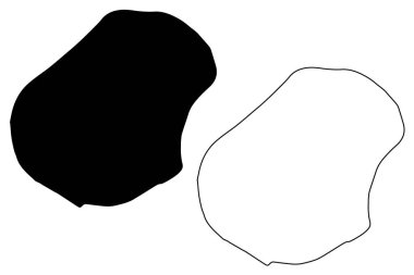 Nauru Haritası vektör