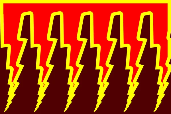 Lightning bolt - Abstrakcja geometryczna wektor wzór — Wektor stockowy