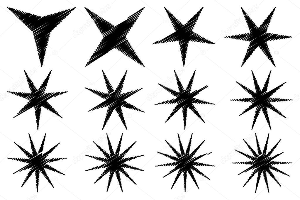 Star - vector set 