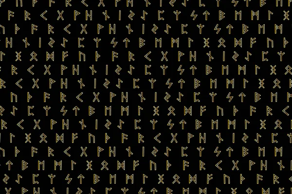 Elder Futhark Runas — Vector de stock