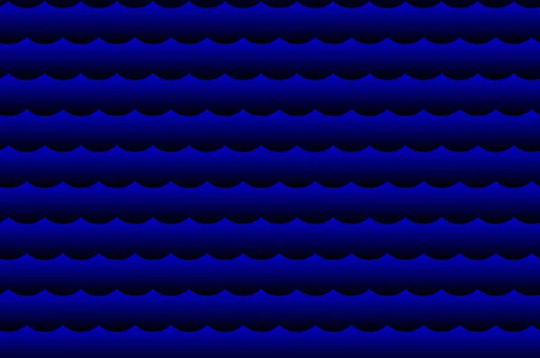 Ondas - vector abstracto negro y azul — Vector de stock