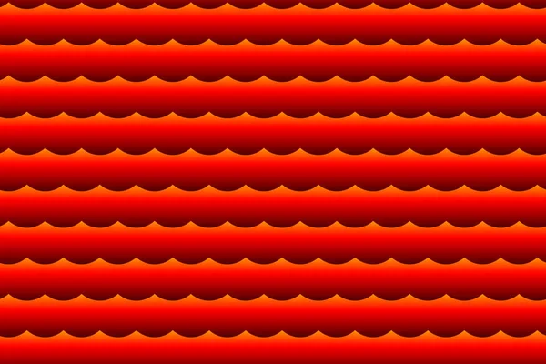 Wellen - abstrakter roter Vektor — Stockvektor