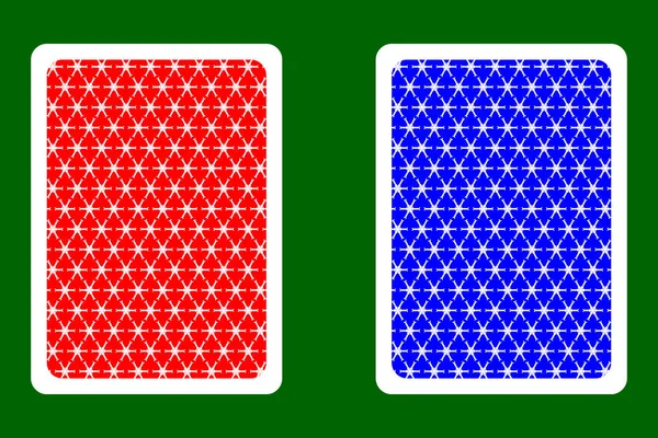 Spielkarte zurück — Stockvektor