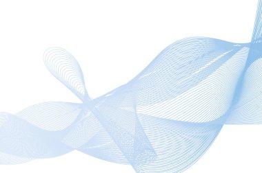 Soyut dalga çizgileri