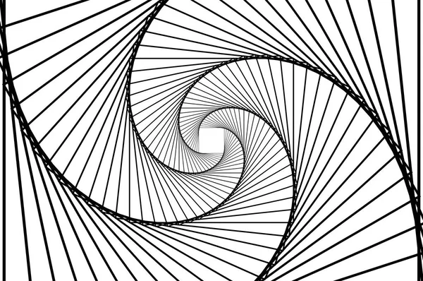 Vierkante optische illusie patroon — Stockvector