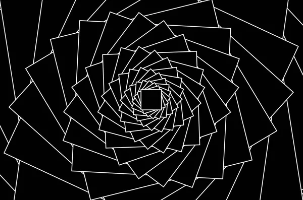 Vierkante optische illusie patroon — Stockvector