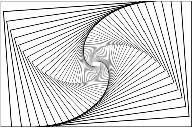 Dikdörtgen optik illüzyon desen