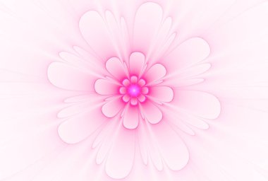 Fraktal çiçek fantezi