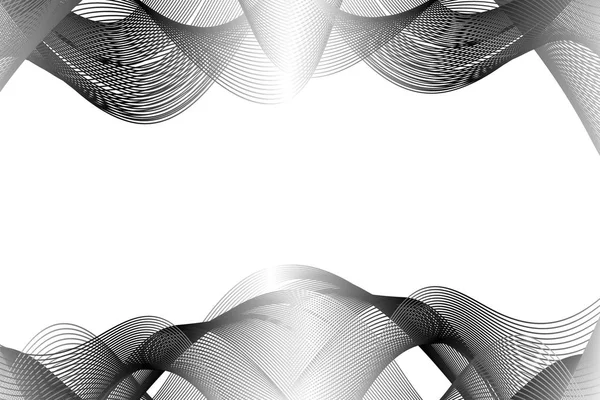 Lignes d'ondes abstraites — Image vectorielle